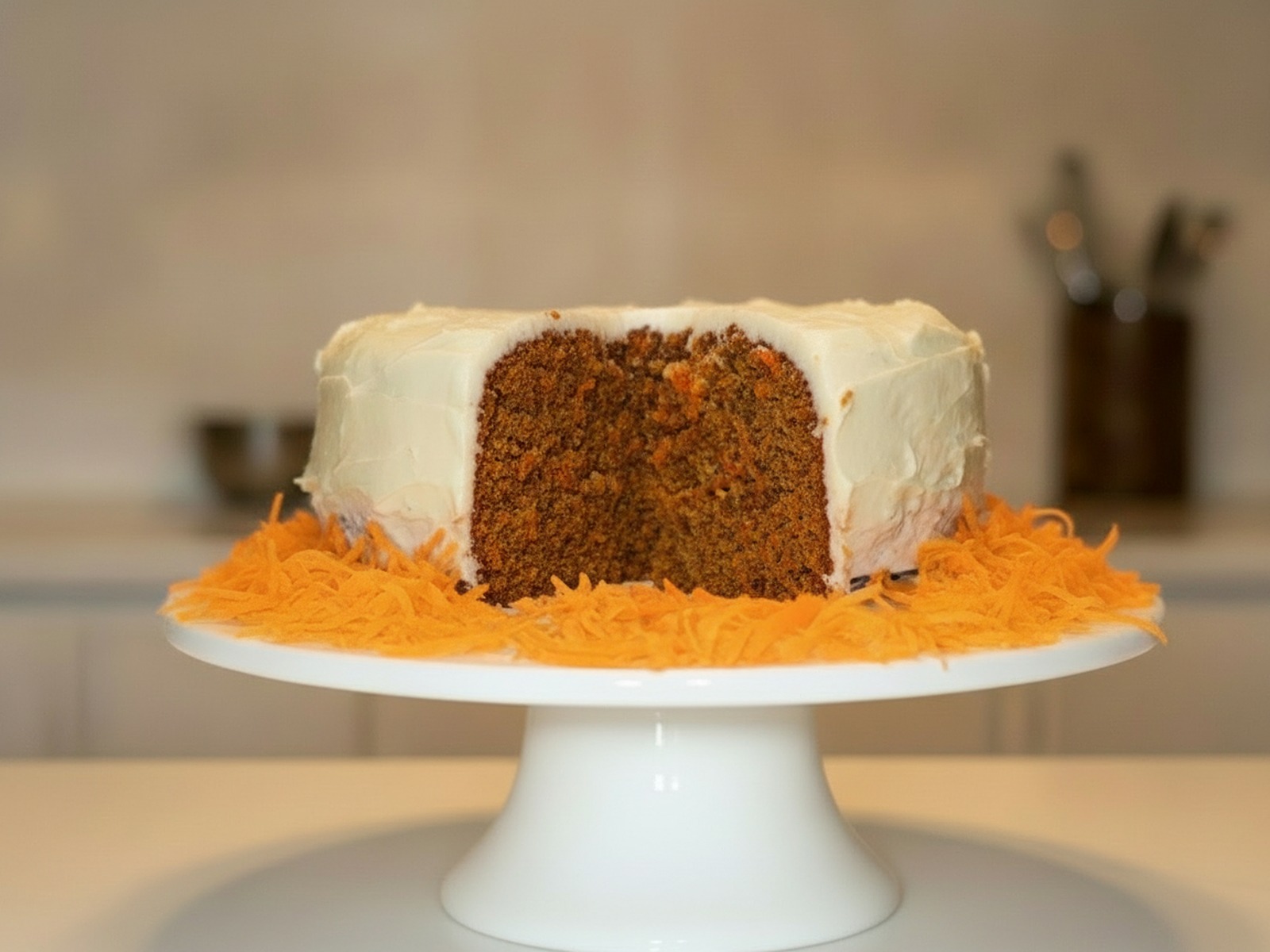 The Carrot Cake, cream cheese frosting, By Reem home bakery Amman