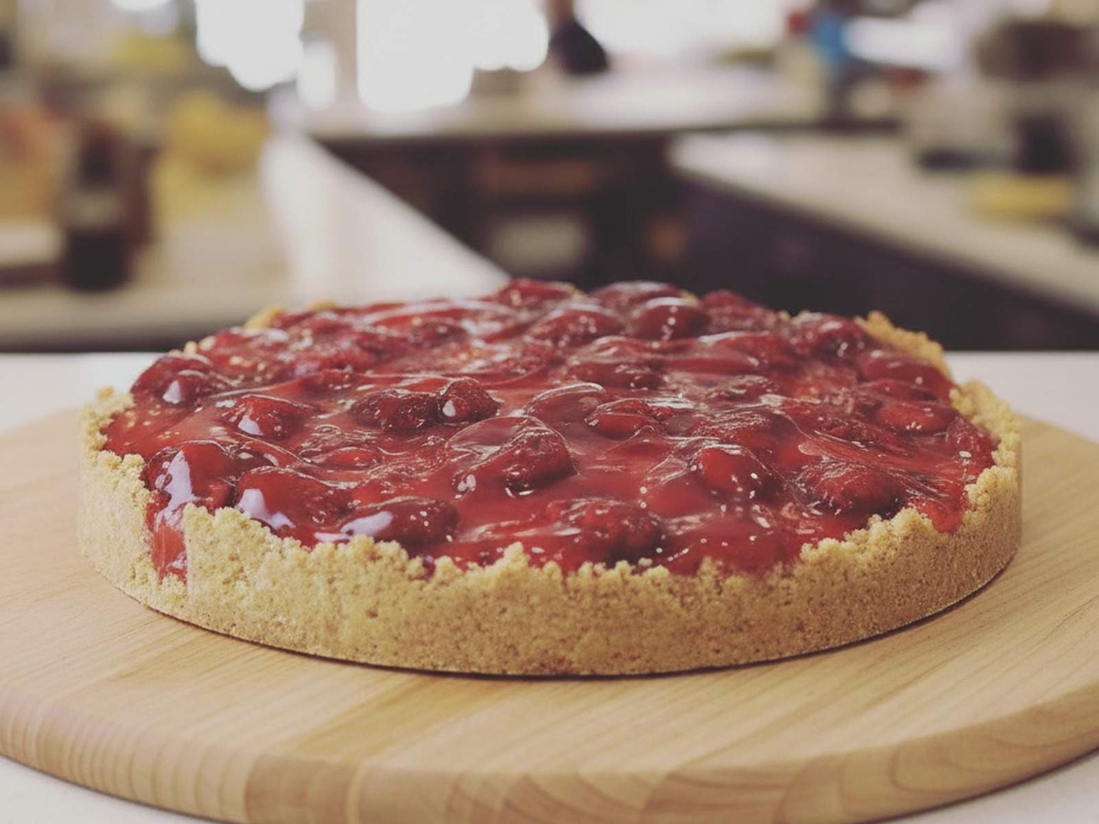 The Classic Cheesecake with fruit, By Reem home bakery Amman
